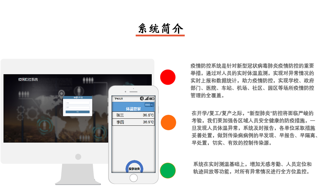 疫情防控系統(tǒng)簡介說明